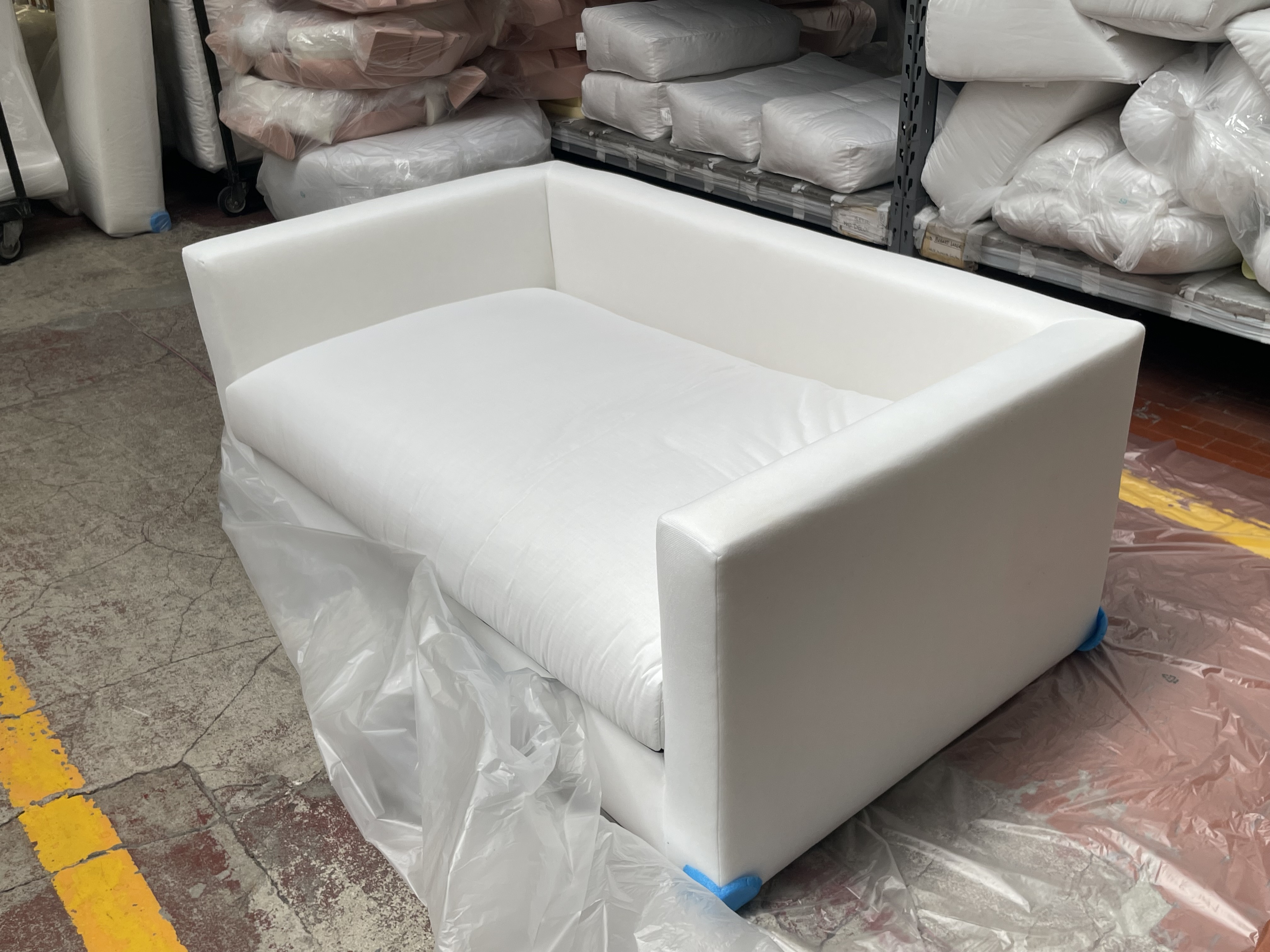 Componente imbottito completato nel reparto FORMANOVA